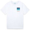 T-shirt Casablanca GRADIENT CASA LOGO WHITE