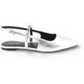 Chaussures d&eacute;contract&eacute;es femme sur Grenoble : Ballerines MICHAEL Michael Kors 40R6DIFP2M-PE26-040 Argent&eacute;