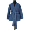 Gilet Bobo Choses Kimono en coton bleu