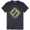 T-shirt Amplified Clothing Concrete And Gold Grenoble