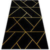 Tapis Rugsx Tapis EMERALD exclusif 1012 glamour, &eacute;l&eacute;gant g&eacute; 120x170 cm Noir 120x170 cm. . Maison & D&eacute;co > Tapis.