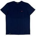 Tee-shirts sur Grenoble : T-shirt Organic Monkey Pixel Heart T-Shirt - Navy