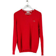 Pull Lacoste Pull en coton rouge