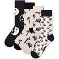 Chaussettes sur Grenoble : Chaussettes Happy socks unisexe Chaussettes Paquet de 4