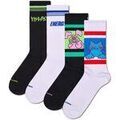 Chaussettes sur Grenoble : Chaussettes Happy socks unisexe Chaussettes Paquet de 4