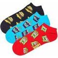 Chaussettes sur Grenoble : Chaussettes Happy socks unisexe Chaussettes Paquet de 3