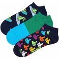 Chaussettes sur Grenoble : Chaussettes Happy socks unisexe Chaussettes Paquet de 3