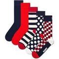 Chaussettes sur Grenoble : Chaussettes Happy socks unisexe Chaussettes Paquet de 5