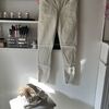 Jeans skinny Zara Jegging &eacute;cru zips dor&eacute;s dans le bas Zara T38 TBE