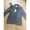 Veste Only Blazer gris &eacute;l&eacute;gant chic basique T38 Only neuf Gris