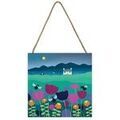 D&eacute;coration sur Grenoble : Tableaux, toiles Ailsa Black 20 cm x 20 cm x 2,7 cm PM4169
