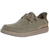 Baskets basses Skechers Baskets Melson Coronado &agrave; enfiler, coupe d&eacute;contract&eacute;e Vert