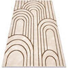 Tapis Rugsx Tapis ALLURE 5756 G&eacute;om&eacute;trique - Structurel, &eacute;l&agrave;160x220 cm Beige 160x220 cm. . Maison & D&eacute;co > Tapis.
