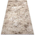 Tapis Rugsx Tapis ALLURE 5716 Pierre - Structurel, &eacute;l&eacute;gant, 80x150 cm Beige 80x150 cm. . Maison & D&eacute;co > Tapis.