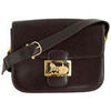 Sac Bandouliere C&eacute;line Sac &agrave; bandouli&egrave;re Triomphe Vintage en cuir verni marron Marron