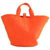 Cabas Herm&egrave;s Paris Sac &agrave; main en coton orange Orange