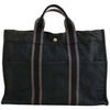 Cabas Herm&egrave;s Paris Cabas Herline en coton noir Noir