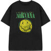 T-shirt enfant Nirvana Yellow Logo T-shirt &agrave; manches courtes Noir