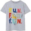 T-shirt enfant Spongebob Squarepants Squidward Fun T-shirt &agrave; manches courtes Gris