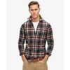 Chemise Superdry Chemise &agrave; carreaux en coton &agrave; manches longues de b&ucirc;cheron