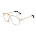 Lunettes de soleil Xlab Cadre PROCIDA Cadres Optiques, Or, 64 mm Dor&eacute; Grenoble