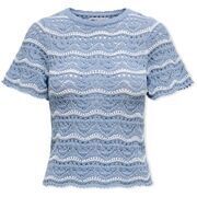Pull Only Anna Sofia Life Knit - Forever Blue/Cloud Dancer
