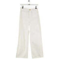 Jeans flare / larges Sandro Jean droit en coton blanc Grenoble