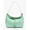 Sac Bandouliere Milano sac port&eacute; &eacute;paule Velvet caviar cuir VELVET CAVIAR 27E-VC250610 Vert