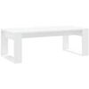 Tables basses VidaXL Table basse 102x50x35 cm bois d'ing&eacute;nierie blanc Blanc Unique. . Maison & D&eacute;co > Tables basses.