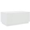 Tables basses VidaXL Table basse avec lumi&egrave;res LED blanc 90x50x40 cm Blanc Unique. . Maison & D&eacute;co > Tables basses.