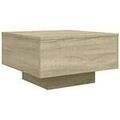 Tables basses VidaXL Table basse Bois d'ing&eacute;nierie Marron 55x55x31 cm Marron Unique. . Maison & D&eacute;co > Tables basses.