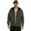 Veste Von Dutch Veste militaire homme avec capuche d&eacute;tachable et print dos Salt Kaki