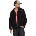 Veste Von Dutch Veste militaire homme avec capuche d&eacute;tachable et print dos Salt Noir Grenoble