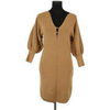 Robe courte Bash Robe en coton camel