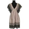 Robe courte Antik Batik Robe en coton grise