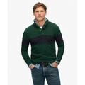 Pull Superdry Haut &agrave; demi-zip de rugby classique