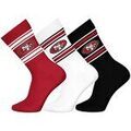 Chaussettes Nfl unisexe Chaussettes Paquet de 3 3Pack Crew Socks
