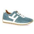 Baskets femme sur Grenoble : Baskets basses Belang Baskets cuir velours jean