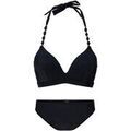 Maillots de bain Lingadore Maillot de bain 2 pi&egrave;ces Noir Grenoble