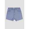 Short Enorsia Shorts coupe droite boutonn&eacute;s avec ourlet brut Bleu