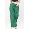 Pantalon Enorsia Pantalons Confort &Eacute;lastiques &agrave; Jambe Large Vert