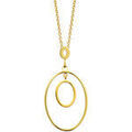 Collier Brillaxis Collier anneau acier dor&eacute; Jaune Grenoble