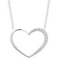 Collier Brillaxis Collier coeur microserti oxydes de zirconium Grenoble