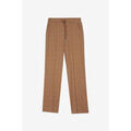 Jogging Enorsia Pantalon plis&eacute; &agrave; jambe large Marron Grenoble