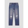 Jeans mom Enorsia Jeans D&eacute;chir&eacute;s Coupe Droite Marine