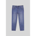 Jeans mom Enorsia Mom Fit Jeans &agrave; Bord Brut Bleu Grenoble