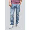 Jeans Enorsia Jeans en coton m&eacute;lang&eacute;, coupe slim Bleu