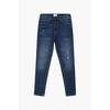 Jeans mom Enorsia Jeans taille haute longueur normale d&eacute;chir&eacute;s Marine