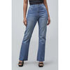 Jeans flare / larges Enorsia Jeans taille haute our brut &eacute;vas&eacute; Bleu