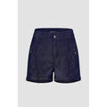 Short sur Grenoble : Short Enorsia Shorts en denim avec d&eacute;tails boutonn&eacute;s Bleu